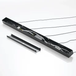 Lucande LED-riippuvalaisin Stoika, 88 cm, 5-lamppuinen, metalli
