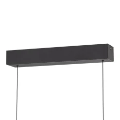 Lucande LED-riippuvalaisin Tarnin, musta/nikkeli, 98 cm