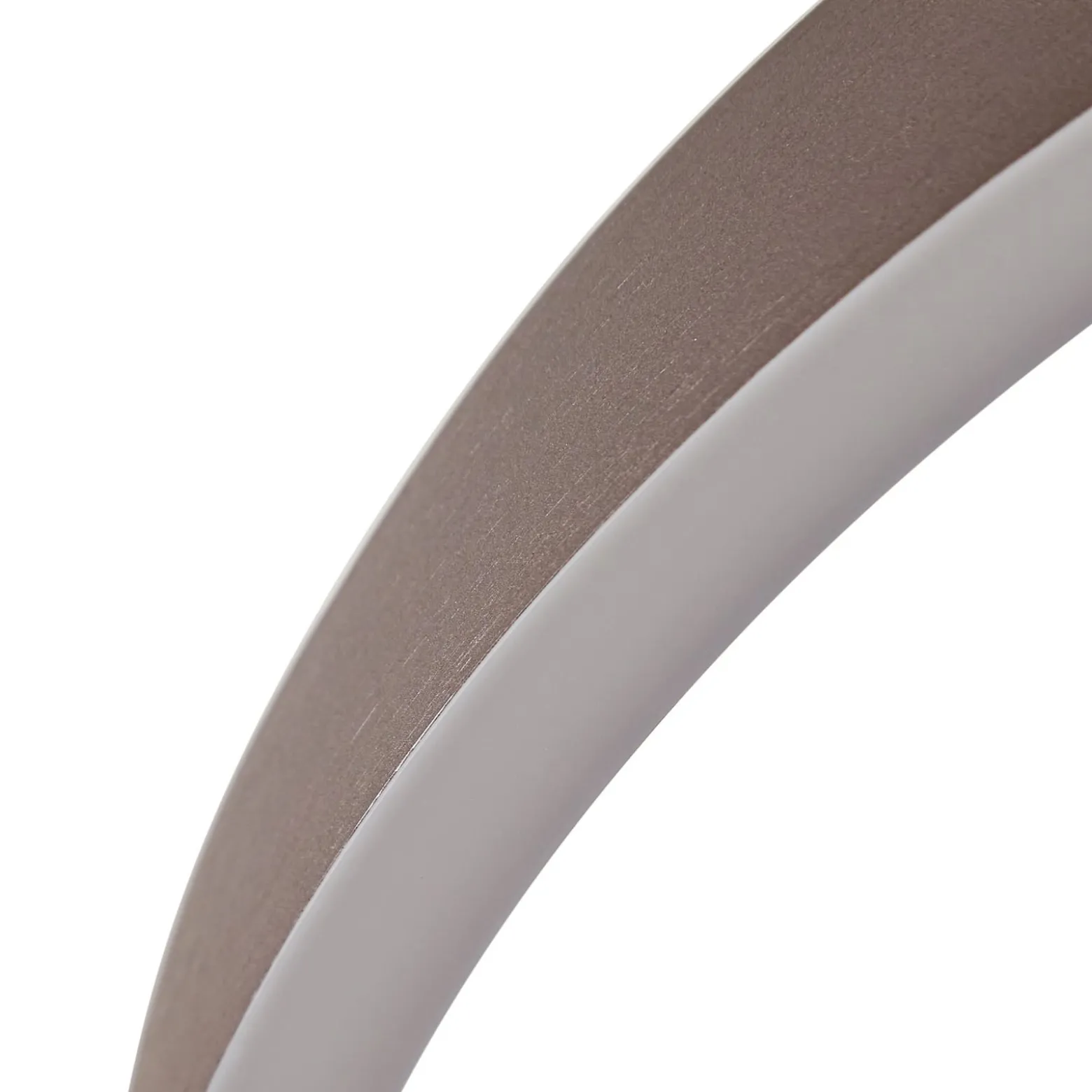 Lucande LED-riippuvalaisin Yonam, Ø 60 cm, 1-lamppuinen, ruskea, CCT