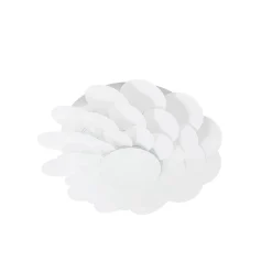 Lucande LED-seinävalaisin Bloem, halkaisija 40 cm, valkoinen, 3-portainen