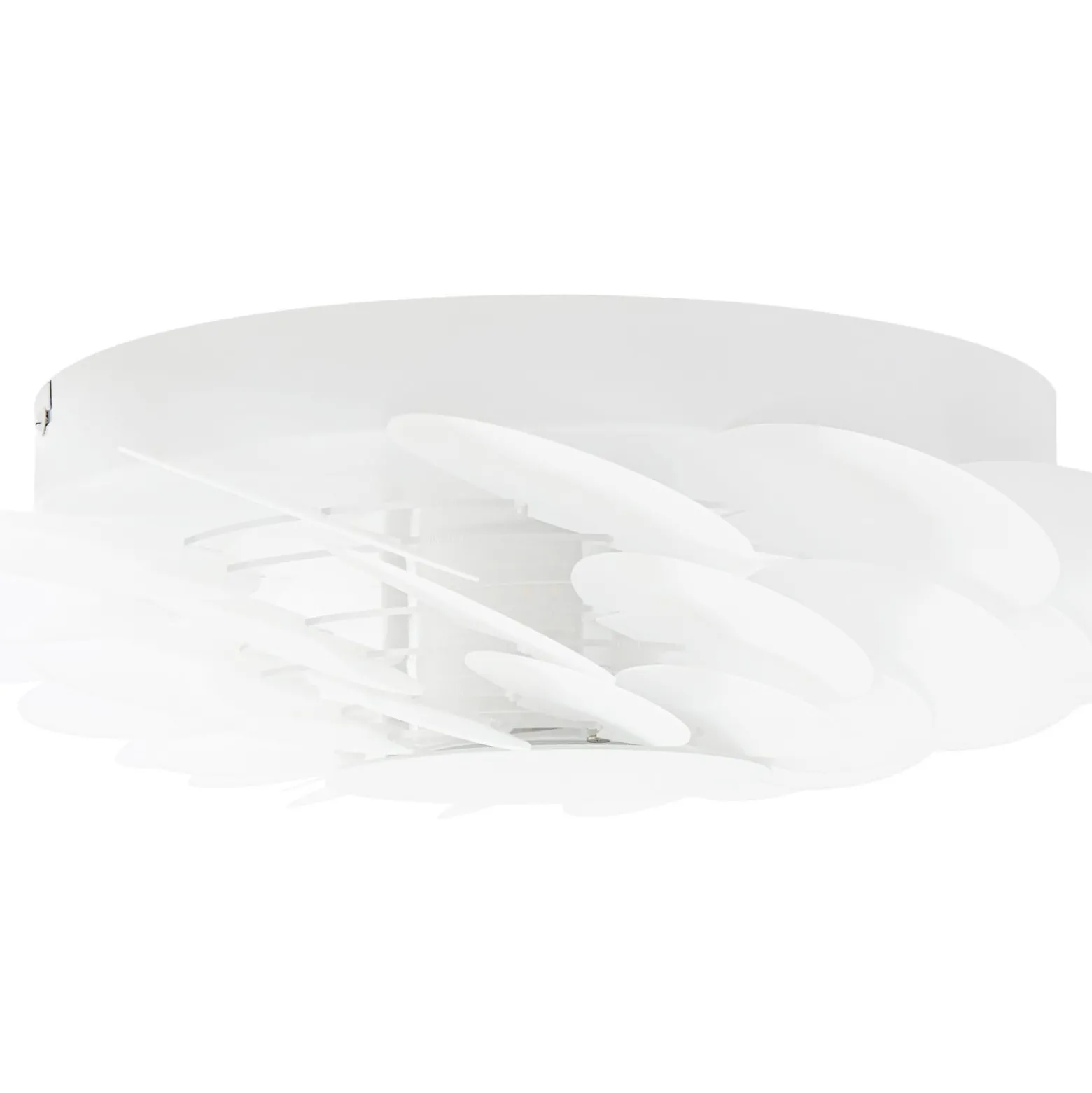 Lucande LED-seinävalaisin Bloem, halkaisija 40 cm, valkoinen, 3-portainen