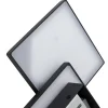 Lucande LED-seinävalaisin Elrik, musta, 27 cm korkea, metallia