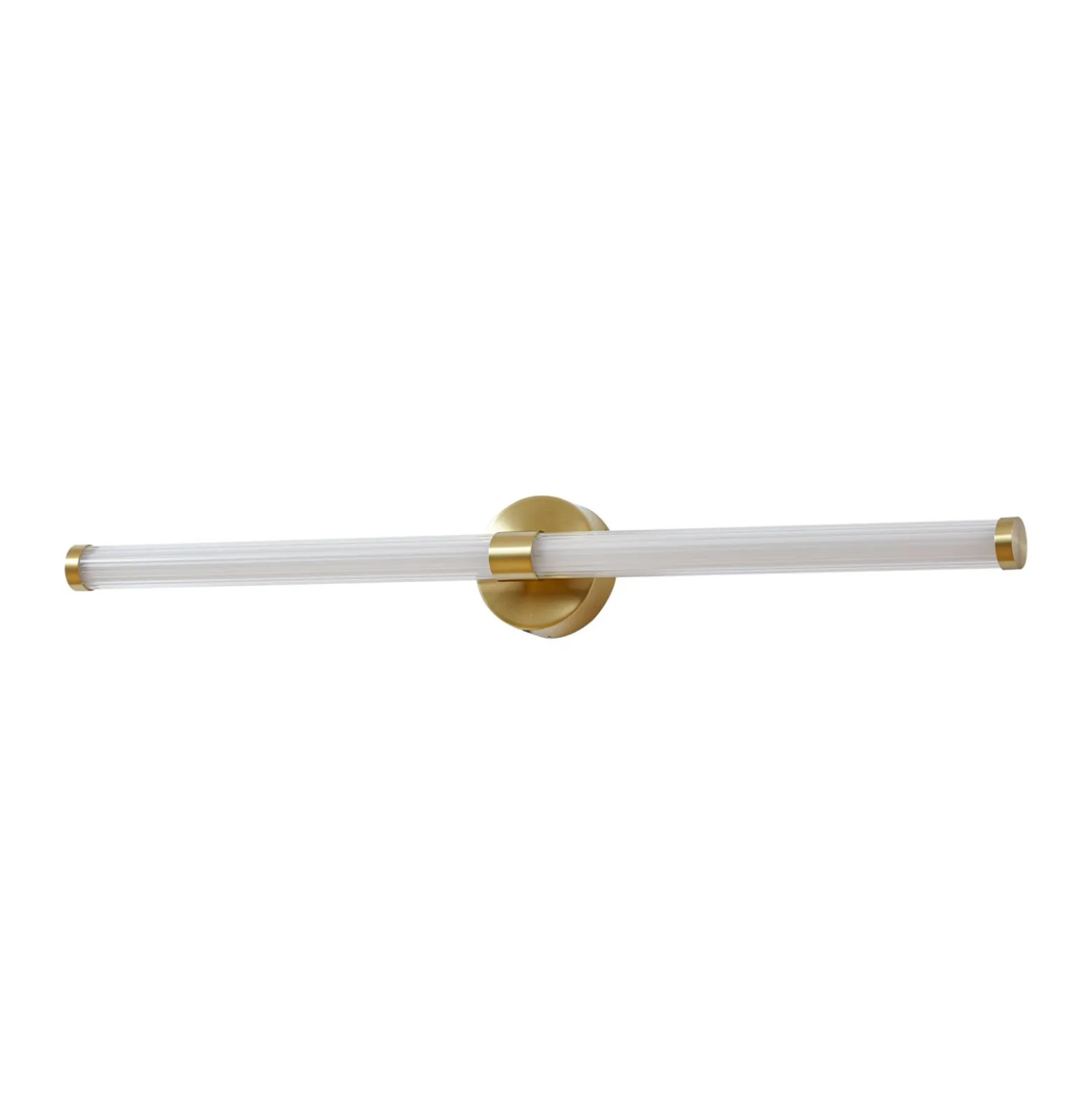Lucande LED-seinävalaisin Melisa, kulta, 90 cm, CCT, IP44