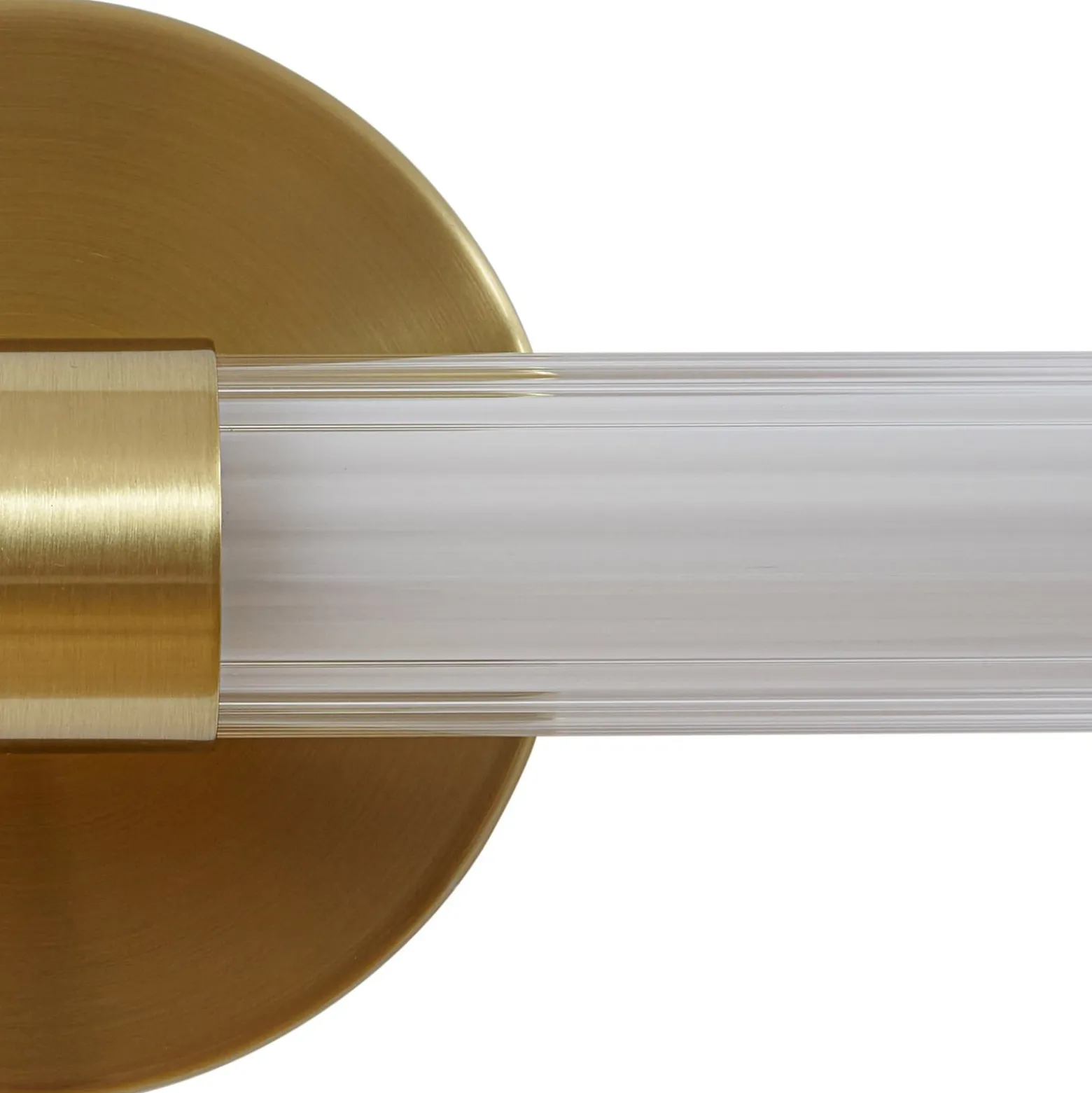 Lucande LED-seinävalaisin Melisa, kulta, 90 cm, CCT, IP44