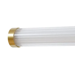 Lucande LED-seinävalaisin Melisa, kulta, 90 cm, CCT, IP44