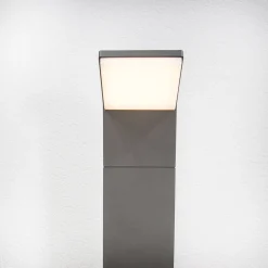 Lucande LED-tievalaisin Nevio, 60 cm, antrasiitti, metallia