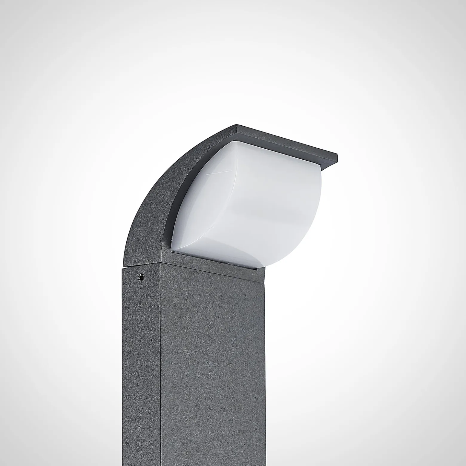 Lucande LED-tievalaisin Tinna, 100 cm, antrasiitti, IP65