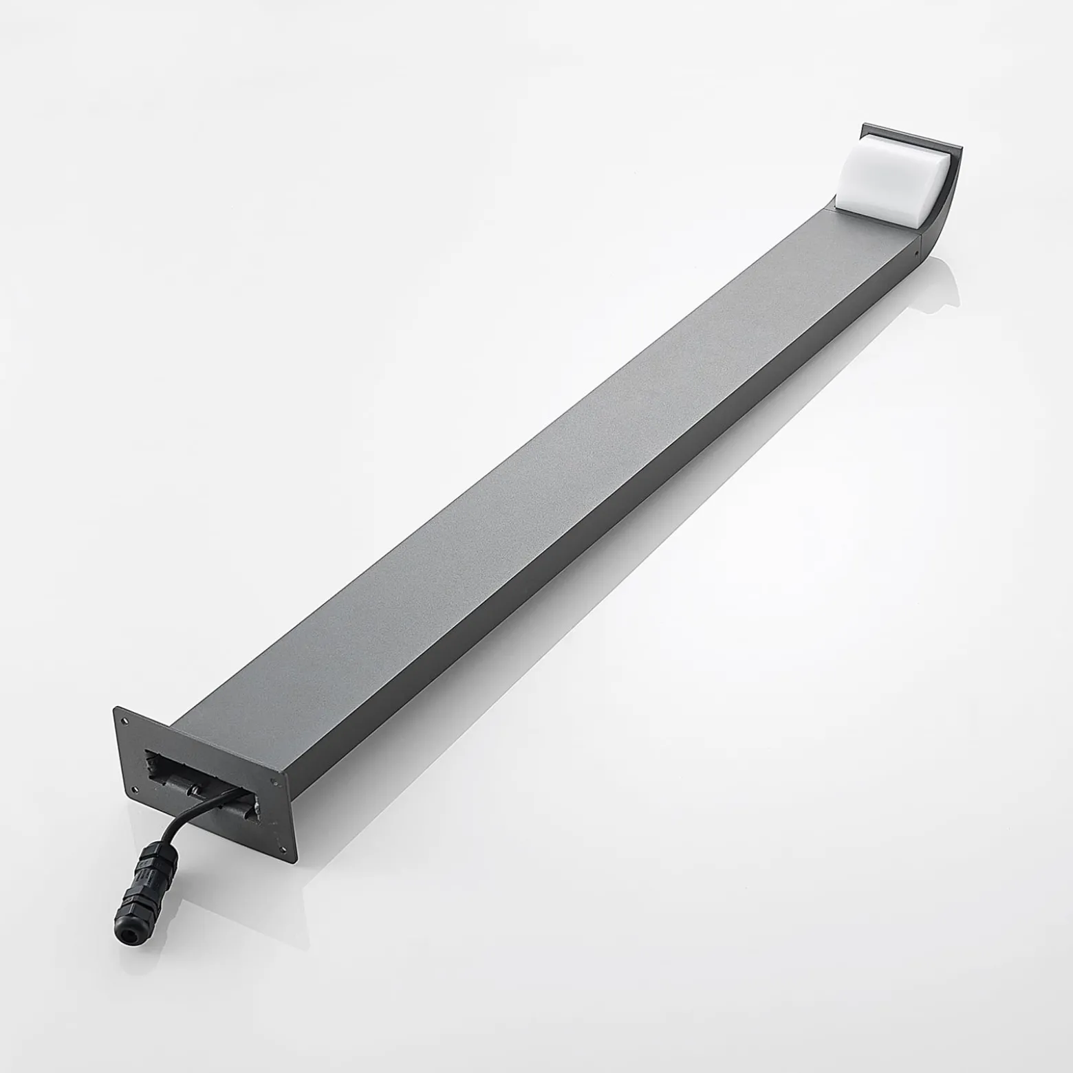 Lucande LED-tievalaisin Tinna, 100 cm, antrasiitti, IP65