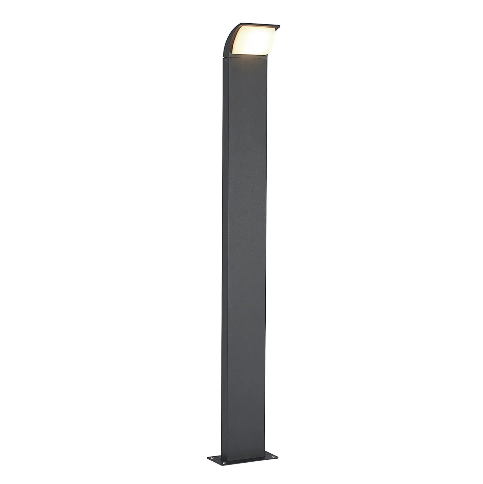Lucande LED-tievalaisin Tinna, 100 cm, antrasiitti, IP65