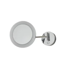 Lucande LED turhamaisuuspeili Fyria, kromi, teräs, CCT