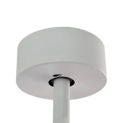 Lucande LED-tuuletin Lineta, valkoinen, köysi, Ø 103 cm, hiljainen