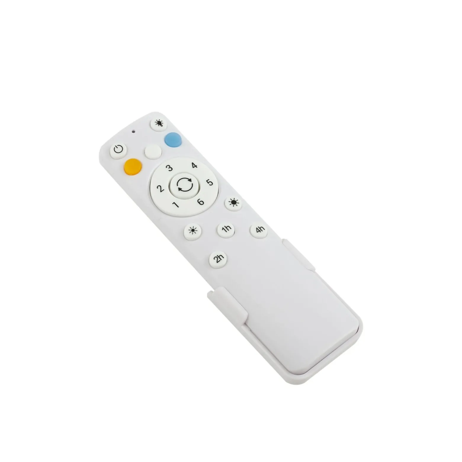 Lucande LED-tuuletin Lineta, valkoinen, köysi, Ø 103 cm, hiljainen