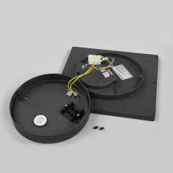 Lucande LED-ulkokattolamppu Mabella, 23 cm, anturi, IP65