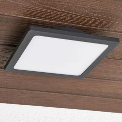 Lucande LED ulkokattovalaisin Mabella, 23 cm, antrasiittia