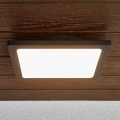 Lucande LED ulkokattovalaisin Mabella, 23 cm, antrasiittia