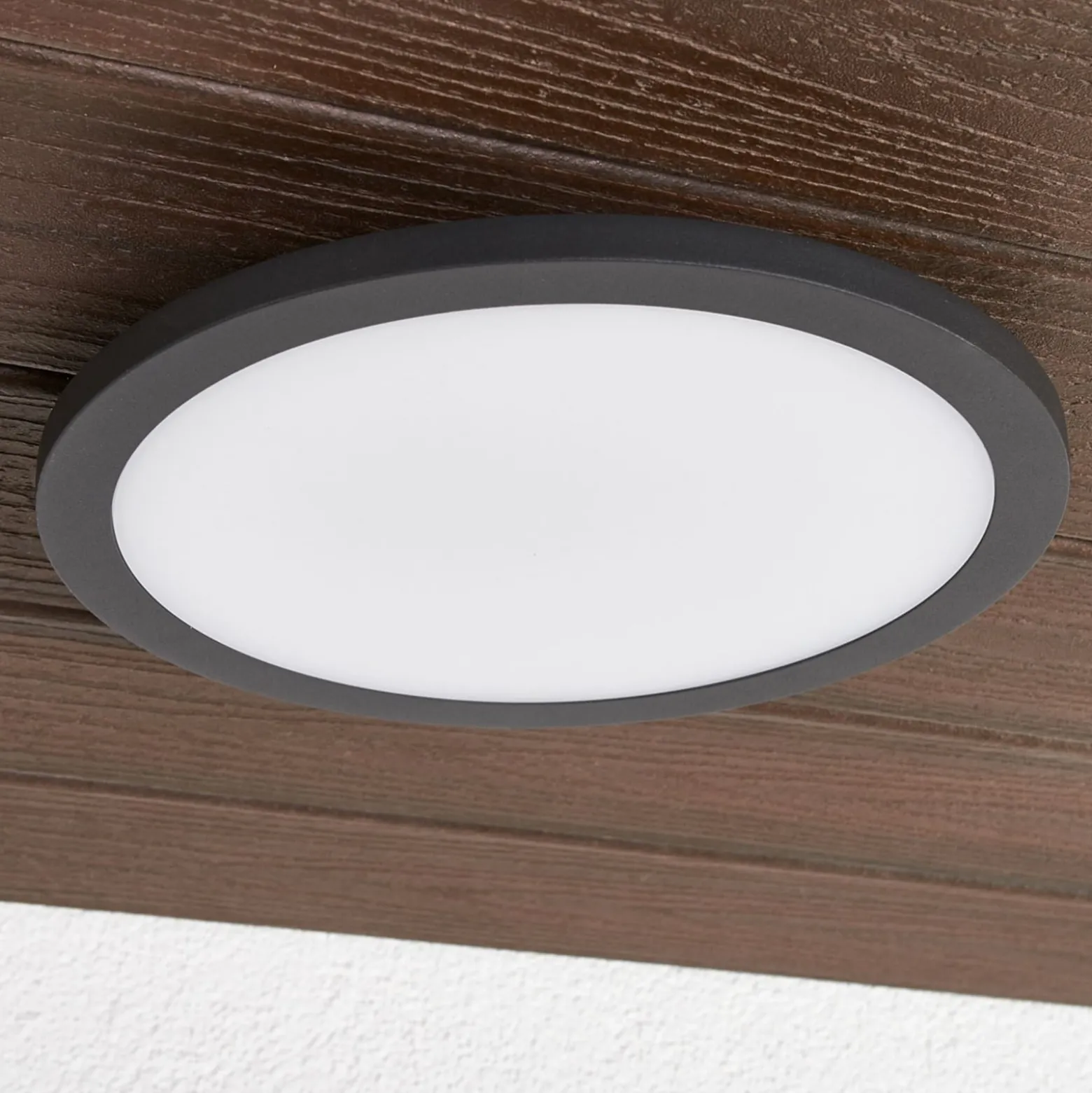Lucande LED ulkokattovalaisin Malena, liiketunnistin, IP65