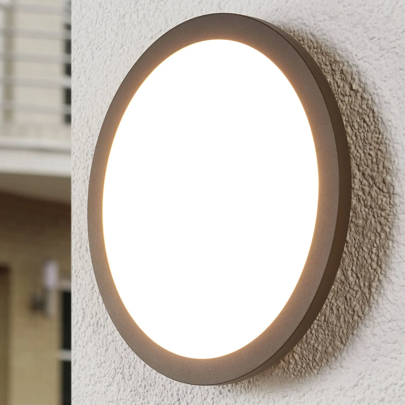 Lucande LED ulkokattovalaisin Malena, liiketunnistin, IP65
