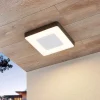 Lucande LED ulkokattovalaisin Sora, kulmikas, anturi, IP54