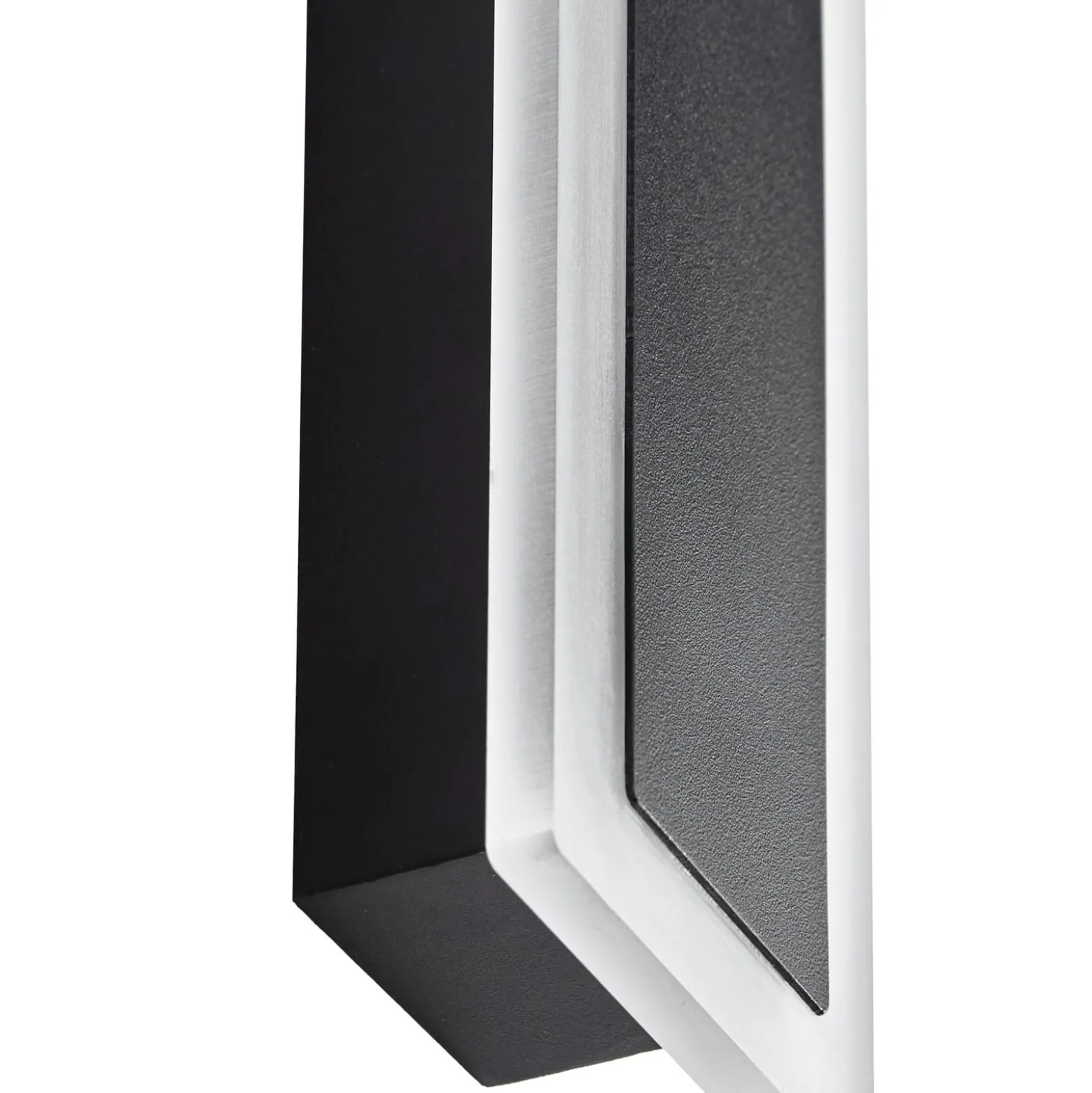 Lucande LED-ulkoseinälamppu Ilora, musta, 60 cm, CCT, IP65