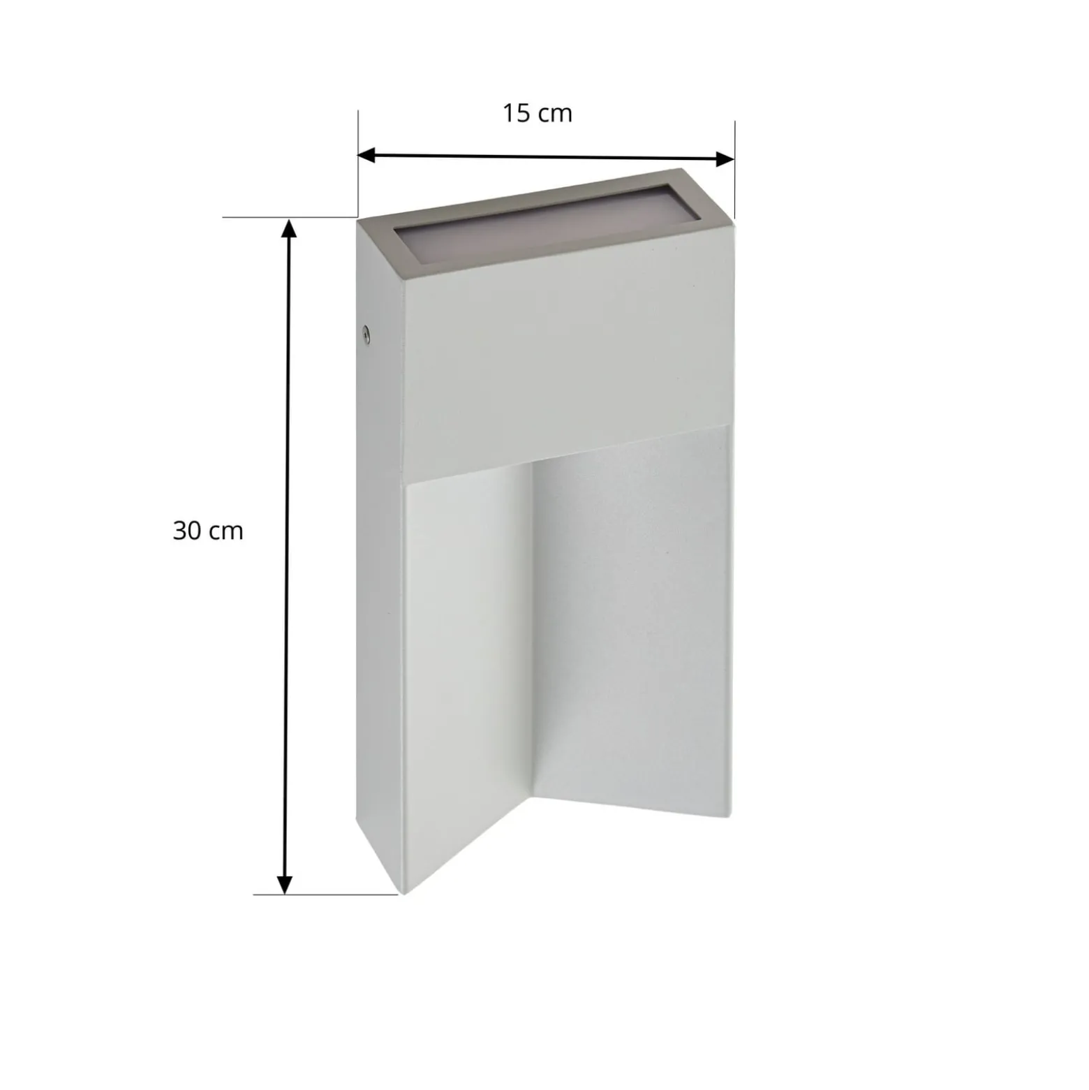 Lucande LED-ulkoseinävalaisin Kaholo, vaaleanharmaa, CCT, IP44