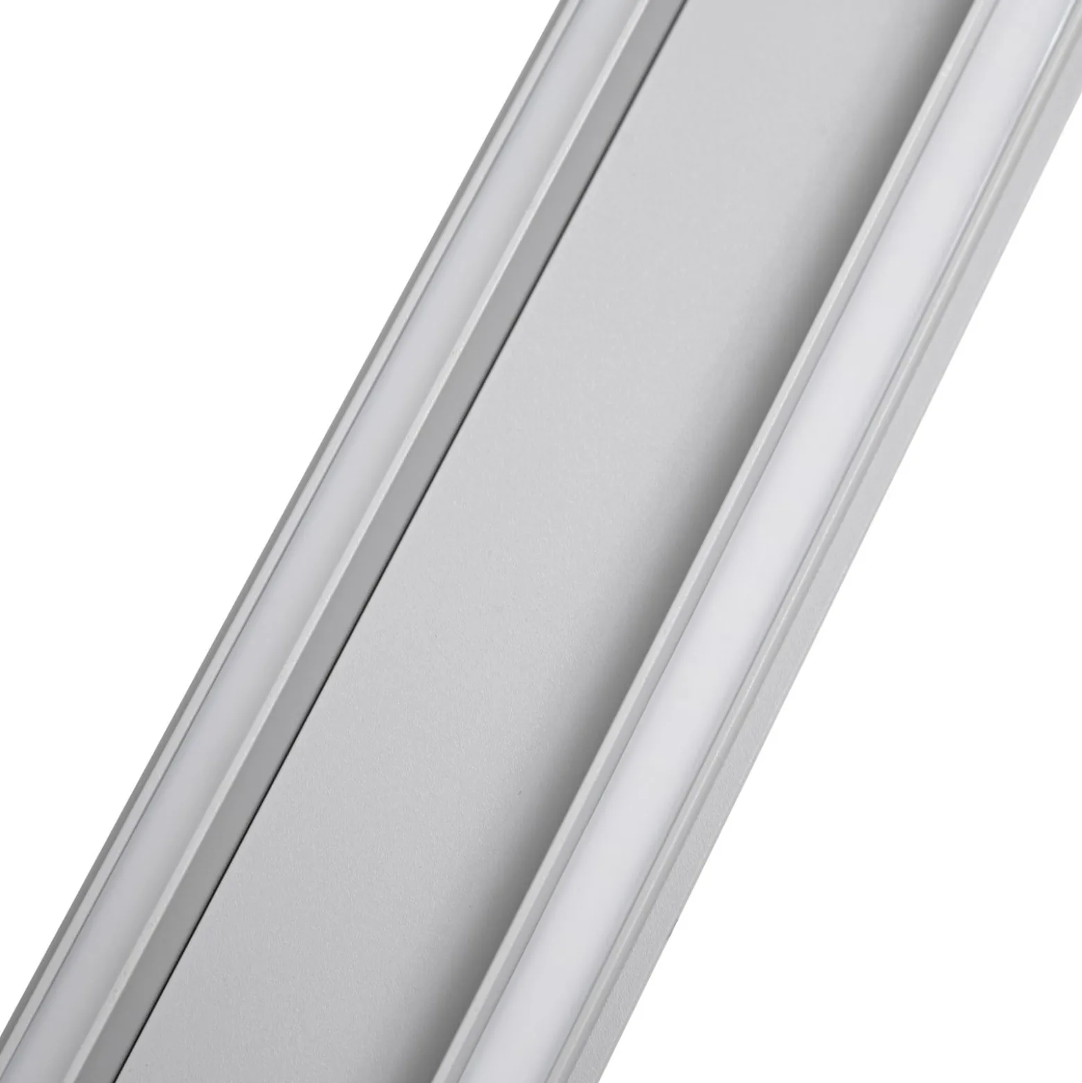 Lucande LED-ulkoseinävalaisin Melira, pituus 60 cm, vaaleanharmaa