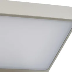 Lucande LED-ulkoseinävalaisin Silvan, kiviharmaa, liiketunnistin, IP54
