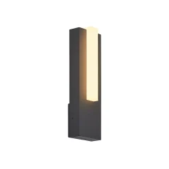 Lucande LED-ulkoseinävalaisin Virgalia, 31cm, antrasiitti, IP65