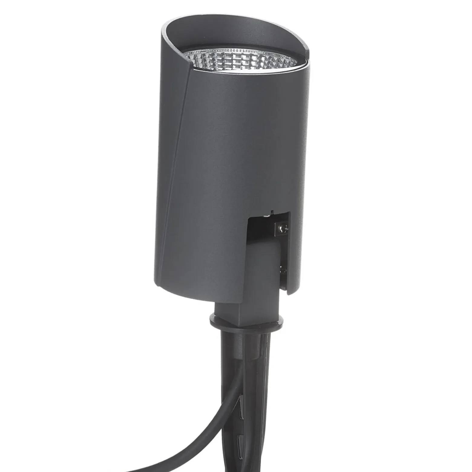Lucande LED-ulkovalaisin Anton, maapiikki, antrasiitti, metallia