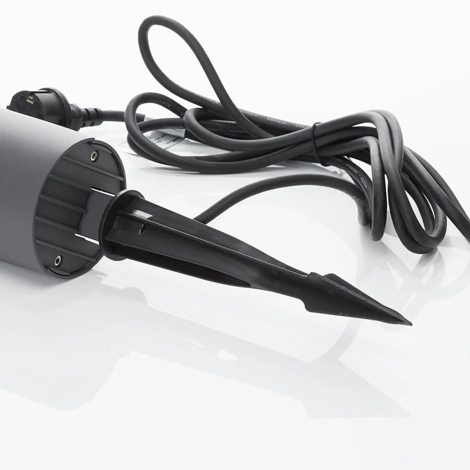 Lucande LED-ulkovalaisin Anton, maapiikki, antrasiitti, metallia