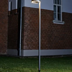 Lucande LED ulkovalaisin Jannis, antrasiitti, metalli, 200cm