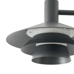 Lucande LED-ulkovalaisin Montaro, antrasiitti, 220 cm, IP54