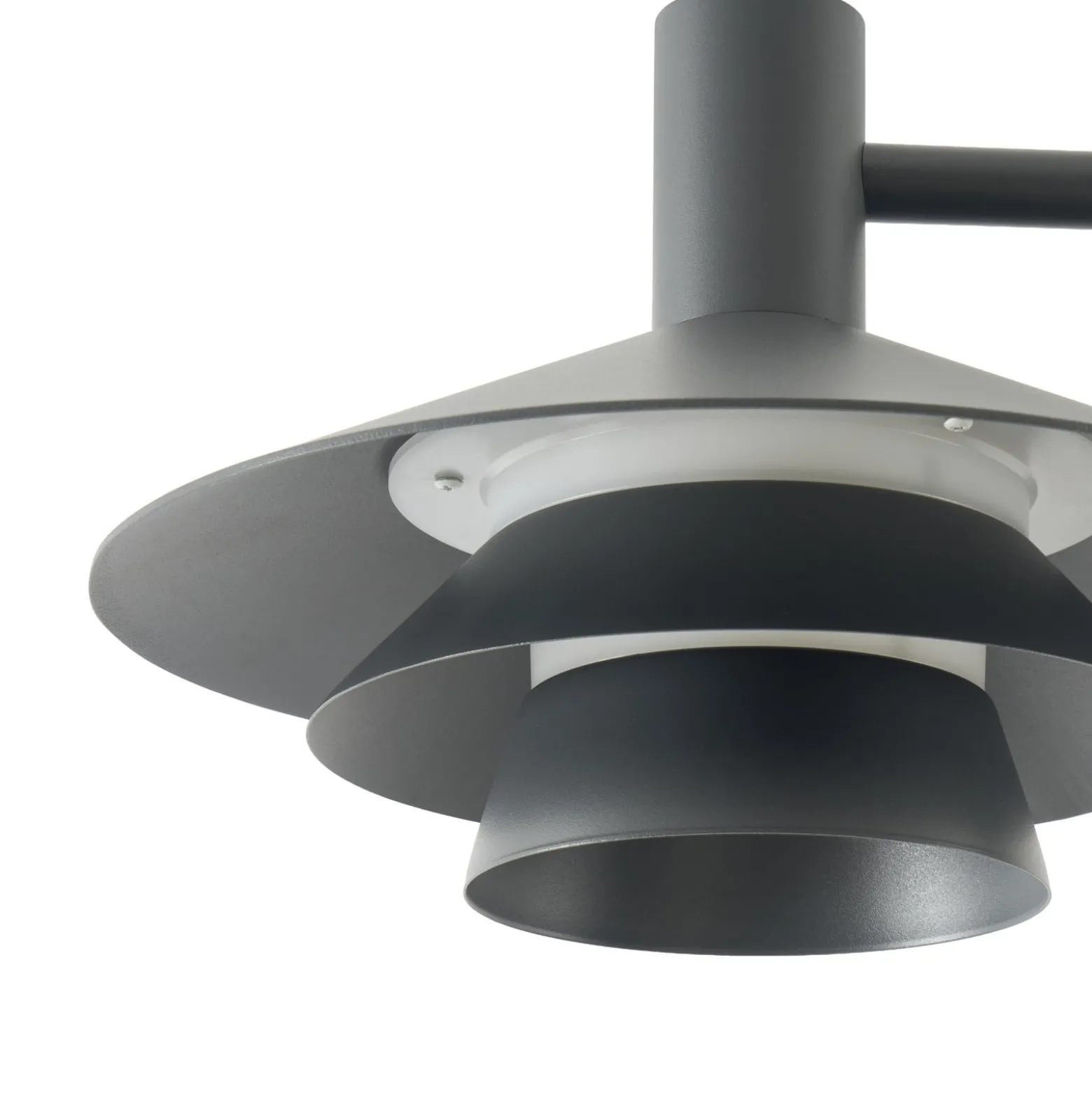 Lucande LED-ulkovalaisin Montaro, antrasiitti, 220 cm, IP54