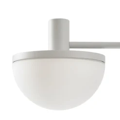 Lucande LED-ulkovalaisin Toras, vaaleanharmaa, 3-lamppuinen, CCT-himmennettävä