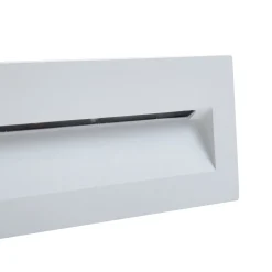 Lucande LED upotettava seinävalaisin Loya, 23 x 8 cm, valkoinen, IP54