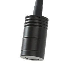 Lucande Lieske -seinälamppu, beige, tekstiili, E27, LED-lukuvalo