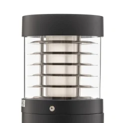 Lucande Lucius LED-pylväsvalaisin, 65cm, antrasiitti, metalli, IP54