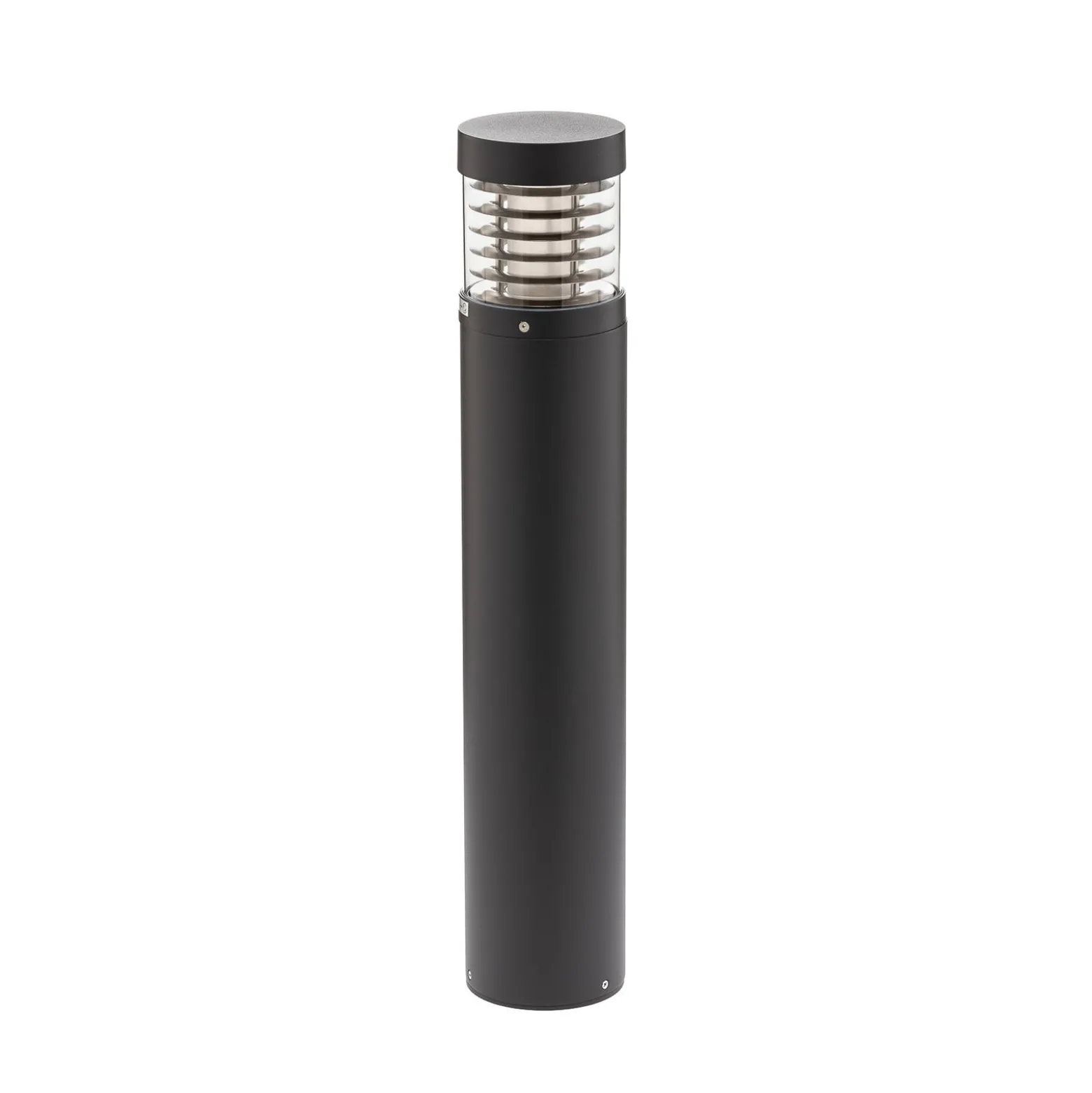 Lucande Lucius LED-pylväsvalaisin, 65cm, antrasiitti, metalli, IP54