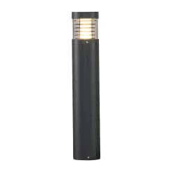Lucande Lucius LED-pylväsvalaisin, 65cm, antrasiitti, metalli, IP54