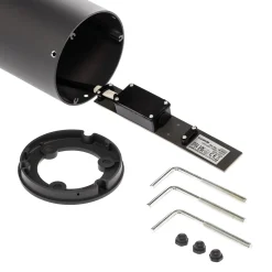 Lucande Lucius LED-pylväsvalaisin, 65cm, antrasiitti, metalli, IP54