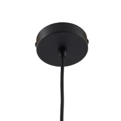 Lucande Marrin -ulkoriippuvalaisin, musta, metalli, Ø 31 cm