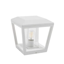 Lucande pollarivalaisin Dunia, valkoinen, metalli, 24 cm, E27, IP54