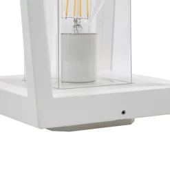 Lucande pollarivalaisin Dunia, valkoinen, metalli, 24 cm, E27, IP54