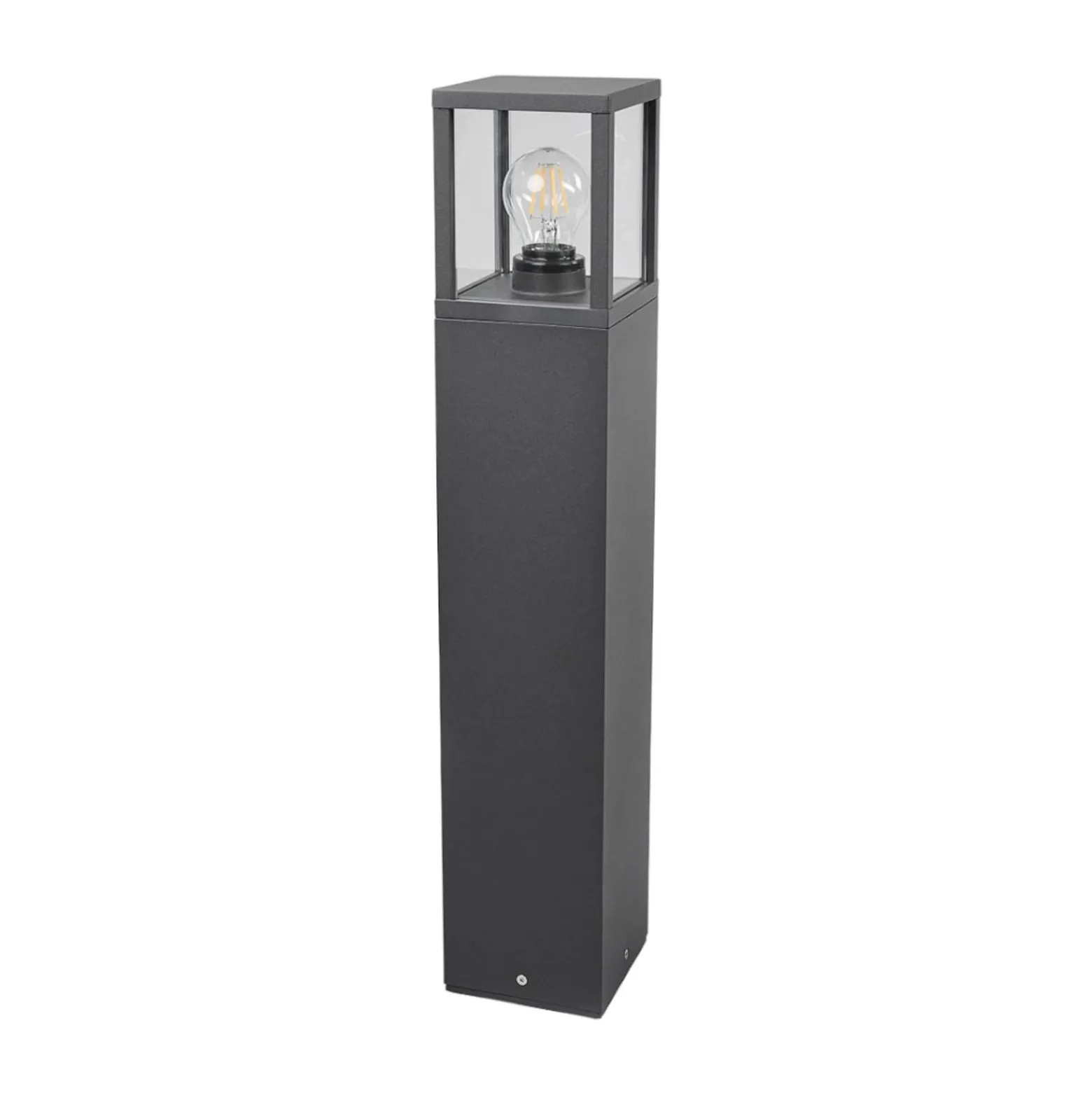 Lucande pylväsvalaisin Klemens, 65 cm, antrasiitti, metallia, E27