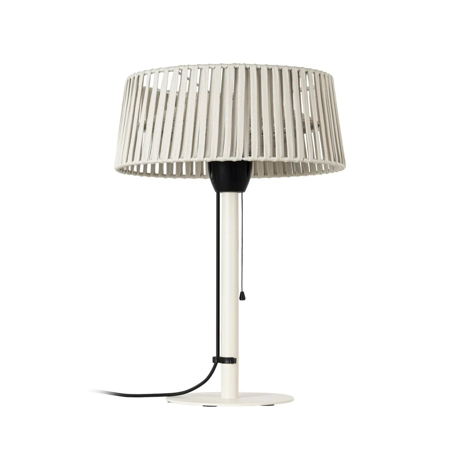 Lucande Pyravo -terassilämmitin, beige, alumiini, 70 cm, IP44