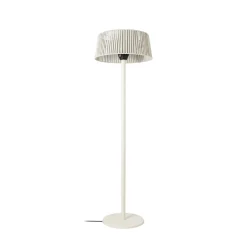 Lucande Pyravo -terassilämmitin, beige, 200 cm, alumiini, IP44