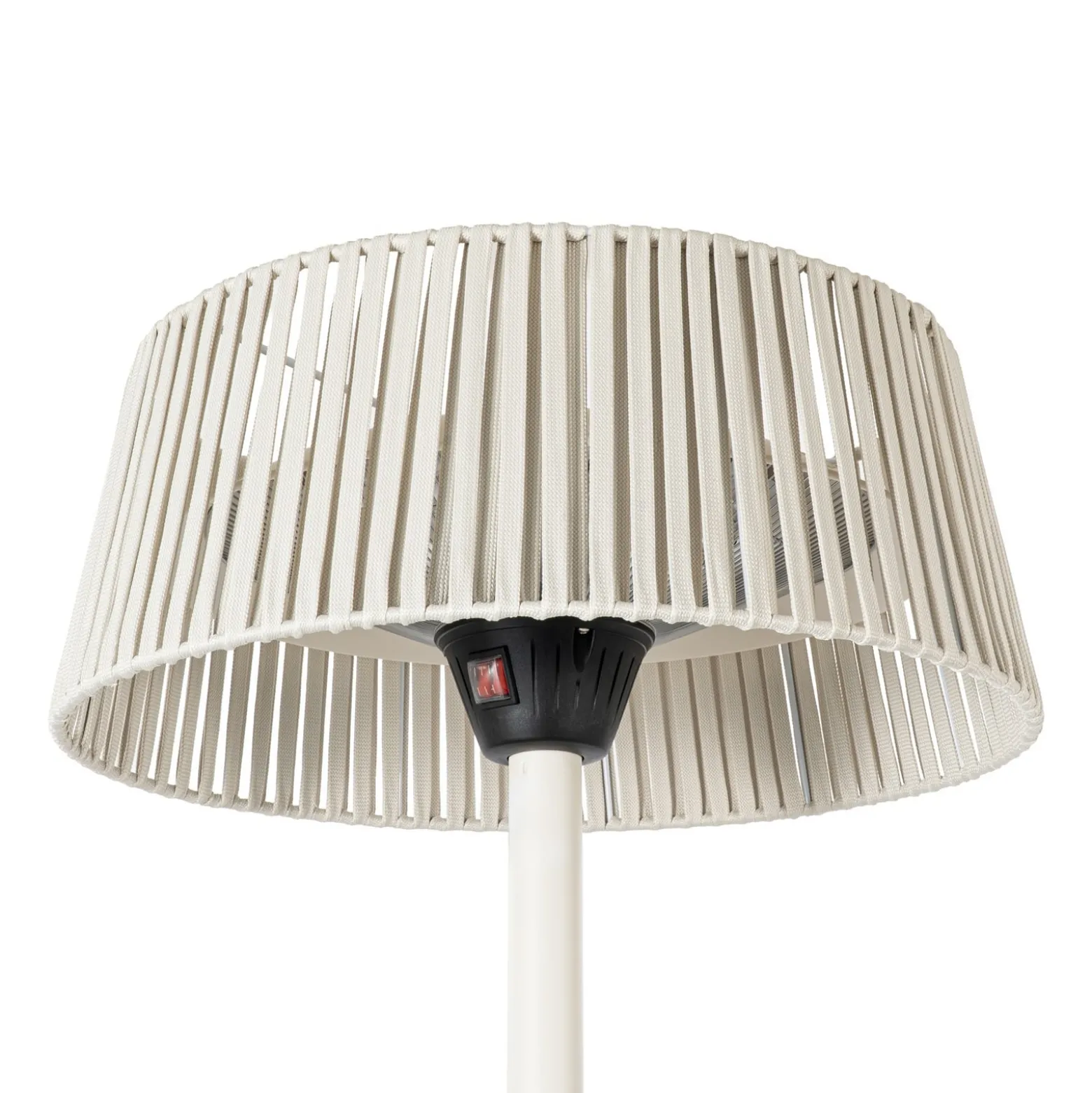 Lucande Pyravo -terassilämmitin, beige, 200 cm, alumiini, IP44