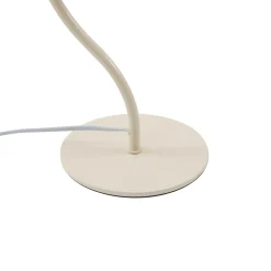 Lucande pöytävalaisin Arvadon, beige, metalli, 42,75 cm korkea