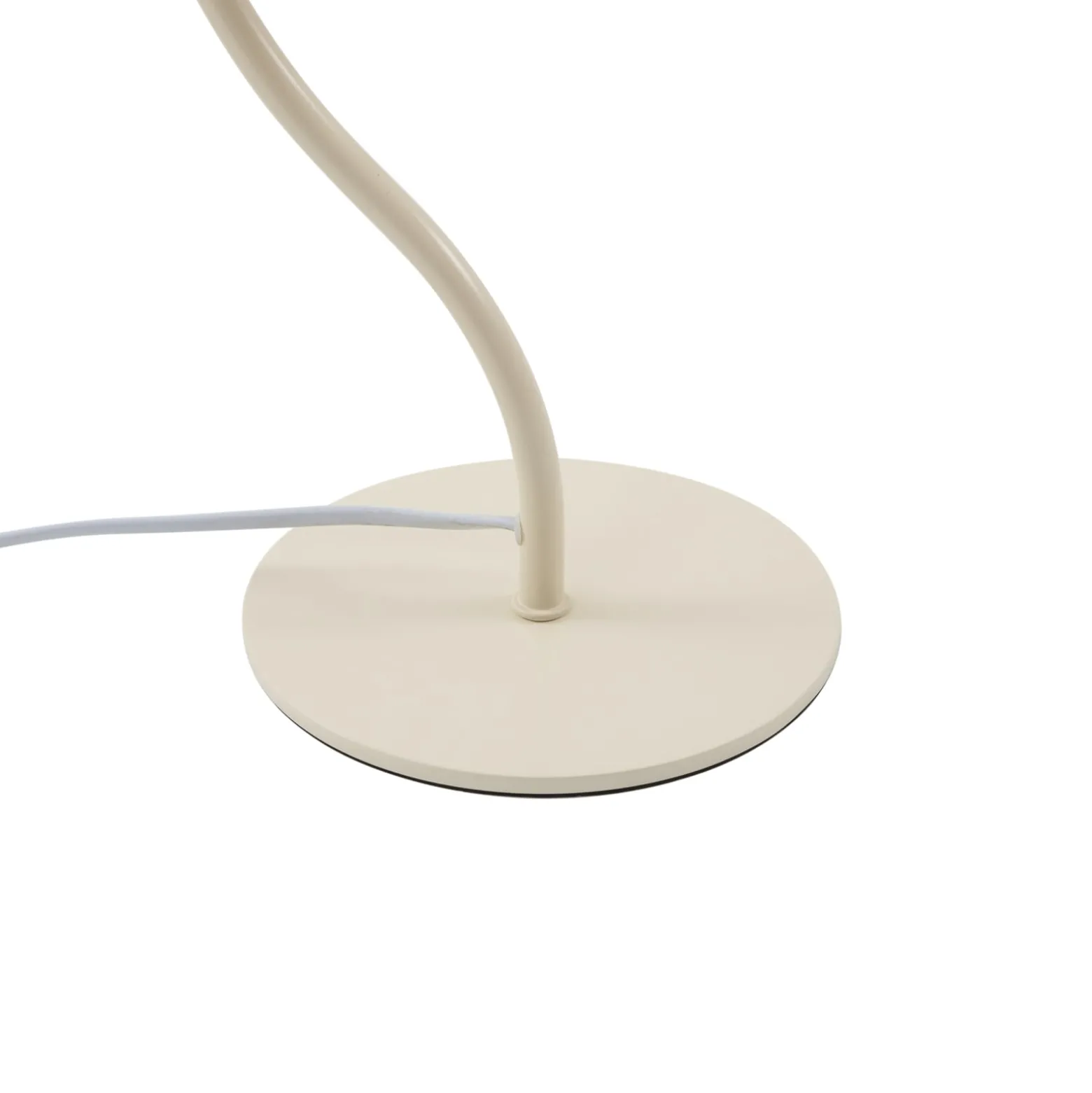 Lucande pöytävalaisin Arvadon, beige, metalli, 42,75 cm korkea