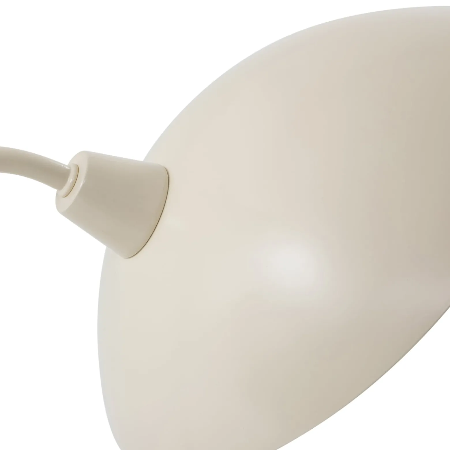 Lucande pöytävalaisin Arvadon, beige, metalli, 42,75 cm korkea