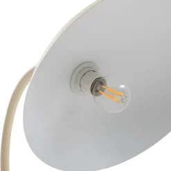 Lucande pöytävalaisin Arvadon, beige, metalli, 42,75 cm korkea